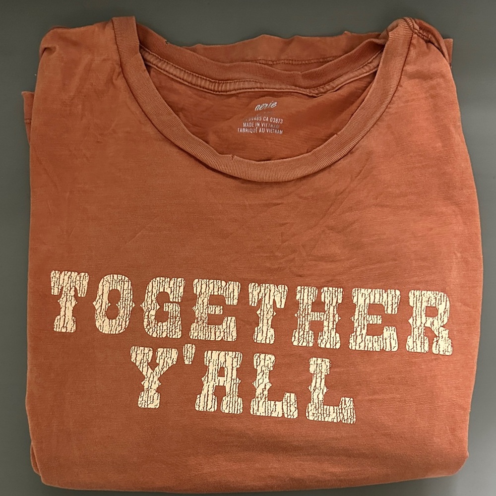 Aerie Burnt Orange Graphic Tee